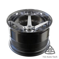 Jantes 722Auto personnalisées en deux parties, concaves profondes, en alliage d'aluminium forgé, pour voitures particulières Mercedes-Benz CLS CL