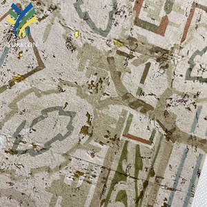 YKF-EI 2 Murals muraux en bois 3D personnalisés Rouleaux dorés métalliques dorés à l'or fin Hieroglyphes égyptiens Murale en liège blanc Papier peint - Product Image 5