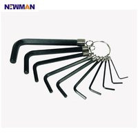 Kartu Blister Kulit 8 Buah Set Kunci Allen Torx Kunci Pas