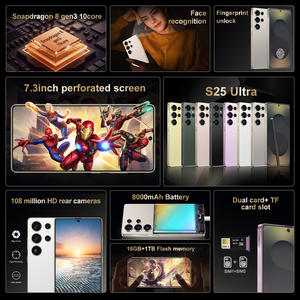 12G + 512GB High Configuration 7.3 Inch S25 Ultra Android 15 5G Quick Charge <b>Unlocked</b> <b>Phone</b> - Product Image 5