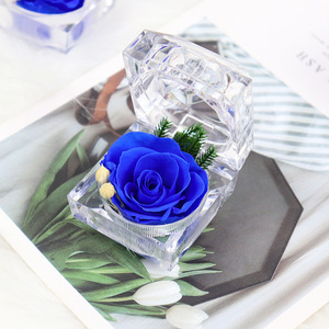 <span class=keywords><strong>Rosas</strong></span> <span class=keywords><strong>Preservadas</strong></span> Populares en el Mercado Europeo en <span class=keywords><strong>Mini</strong></span> Cajas de Anillo de Acrílico para el Día de San Valentín - Product Image 4