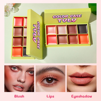 Palette de fards à joues hautement pigmentés, longue tenue, teinte pour les joues imperméable, fini naturel et éclatant, maquillage de marque privée