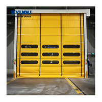 Puerta Enrollable Rápida de Alta Velocidad y Rendimiento, Apilable, de Visión Completa, de China Security