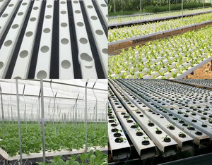 <span class=keywords><strong>75</strong></span>*50 100*50 110*50 tapa de extremo de enchufe codo recto PP blanco negro a través de canal de crecimiento para invernadero cultivo hidropónico S - Product Image 6