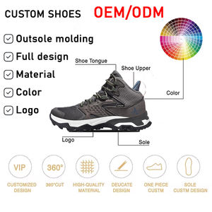 Baskets imperméables pour hommes <span class=keywords><strong>de</strong></span> haute qualité bottes <span class=keywords><strong>de</strong></span> randonnée <span class=keywords><strong>de</strong></span> fond en plein air pour l'été hiver fermeture éclair conception fermeture éclair confortable - Product Image 4