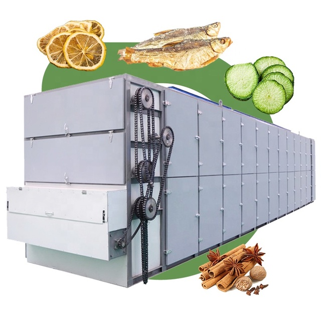 Cardamom Alfalfa Fruit Pasta Apple Chip Flower Potato Conveyor Dehydrator Drying Dryer Machine Production Line