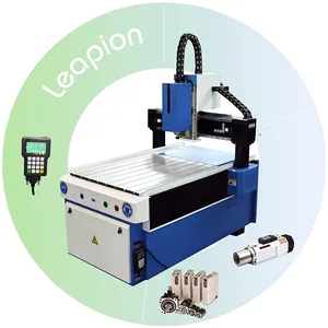 2.2kw Water-cooled Spindle 6090 CNC Router 3D 4 Axis Carving Machine With Rotary