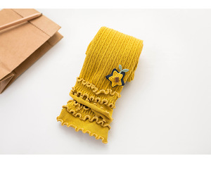 Leggings Térmicos para Niños de 8 Colores, Pantalones Cálidos de Algodón Orgánico para Niñas Pequeñas, Leggings de Bebé con Bonitos Detalles Acanalados - Product Image 6