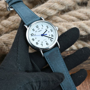 Cinturino <span class=keywords><strong>Vintage</strong></span> in pelle abbronzata a olio per uomo e <span class=keywords><strong>donna</strong></span> 20mm 22mm cinturino in pelle per Tissot per cinturino di ricambio Seiko - Product Image 3