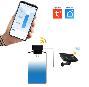 Capteur ultrasonique sans contact Tuya TLC2502WF-S IP67 intelligent à énergie solaire pour jauge de niveau d'eau et d'huile WiFi pour réservoir de liquide alimentaire extérieur - Product Image 1