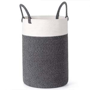 Cesto per Biancheria da Uomo, Cubi Portaoggetti in Vimini Intrecciato a Mano, Scatola Trasparente per Pane, Cesto da Picnic di Marca, Fibra di Paglia Multistrato per Hotel - Product Image 4