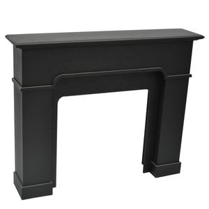 Luckywind Vente chaude Décoration d'intérieur imitation antique <span class=keywords><strong>Cheminée</strong></span> décorative noire en <span class=keywords><strong>bois</strong></span> <span class=keywords><strong>de</strong></span> sapin moderne <span class=keywords><strong>Étagère</strong></span> <span class=keywords><strong>de</strong></span> <span class=keywords><strong>cheminée</strong></span> 100x20.5x81cm - Product Image 4