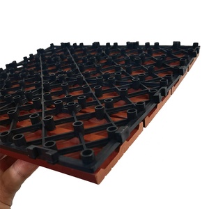 Modern <strong>DIY</strong> Interlocking <strong>WPC</strong> <strong>Deck</strong> <strong>Tiles</strong> 12\&quot; X 12\&quot; Waterproof and Durable for Outdoor Patio or Park Click Installation - Product Image 5