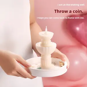 Candela Artigianale in Cera di Soia a Forma di Alieno Rosa in Confezione Regalo, Romantica per <span class=keywords><strong>Compleanno</strong></span>, Matrimonio, Festività, Festa del Papà, Biodegradabile - Product Image 4