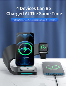 "แท่นชาร์จไร้สายแบบแม่เหล็กสำหรับ iPhone ชาร์จเร็วแท่นชาร์จอเนกประสงค์" - Product Image 2