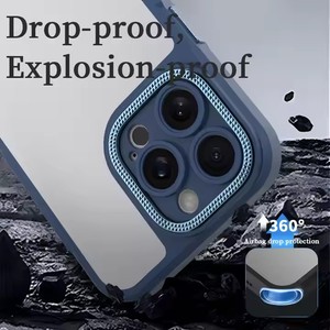Pour <span class=keywords><strong>iPhone</strong></span> 15 14 <span class=keywords><strong>11</strong></span> 12 13 <span class=keywords><strong>Pro</strong></span> Max Plus <span class=keywords><strong>Coque</strong></span> avec Contour Souple Antichoc et Arrière Rigide en PC Transparent Style Stone Island pour <span class=keywords><strong>iPhone</strong></span> 16 Max - Product Image 4