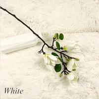 Fleur artificielle en soie Magnolia, style chinois, pour la maison, le salon, la table à manger, arrangement floral décoratif pour mariage