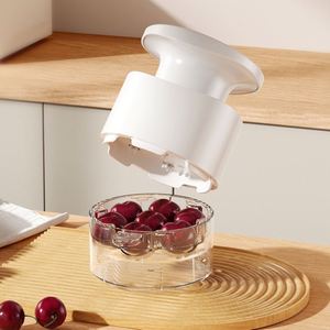Décortiqueur de cerises manuel 7 en 1 en plastique, éliminateur de noyaux de cerises, outil de cuisine pour fruits - Product Image 6