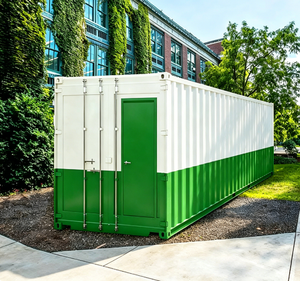 Système d'agriculture verticale hydroponique en conteneur maritime Skyplant de 40 pieds, serre pour la culture de légumes à feuilles, ferme commerciale - Product Image 1