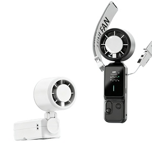 High Speed Turbo Wearable Foldable Portable <b>Mini</b> Handheld Type-C Rechargeable Pocket Cooling <b>Fan</b> for Car & Hotel Use - Product Image 1