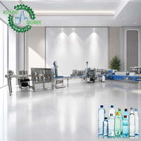 Ligne de production d'eau en bouteille automatique compacte CGF8-8-3, 3000 BPH, machine de remplissage PET 0-2L, prix usine, faible investissement, démarrage facile