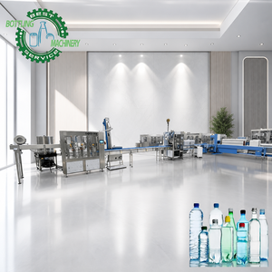 Ligne de production d'eau en bouteille automatique compacte CGF8-8-3, 3000 BPH, machine de remplissage PET 0-2L, prix usine, faible investissement, démarrage facile - Product Image 1