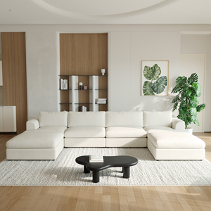 Juego de Sofás Reclinables Tipo Italiano VOXHOME, Sofá Modular Seccional Cloud con Esponja de Alta Calidad, Sofá Reclinable para Sala de Estar - Product Image 2