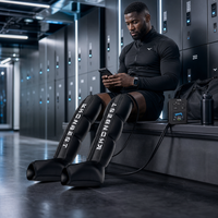 Bottes de récupération à compression d'air sans fil portables professionnelles, masseur ergonomique pour les jambes, appareil de pressothérapie pour blessures sportives