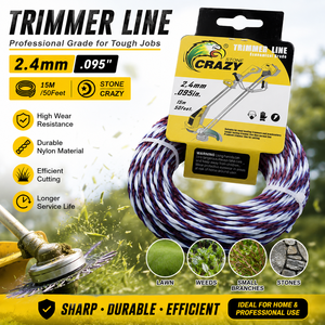Intere vendite 0.95 '15 m giardino <span class=keywords><strong>decespugliatore</strong></span> taglio erba in Nylon erba Trimmer linea pre taglio trimmer linea benzina strillatore <span class=keywords><strong>filo</strong></span> - Product Image 1