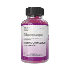 Gommes à mâcher multi-collagène OEM avec biotine, vitamine C, acide hyaluronique, 60 unités - Product Image 2