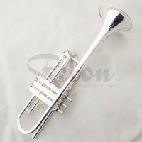 Weifang Rebon C Key Nickel Silver Plated Cheap Trumpet