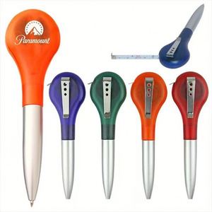 Cheap Price Plastic Ballpoint <b>Pen</b> with Tape 2 in 1 Plastic <b>Pen</b> for Promotional <b>Gift</b> - Product Image 1