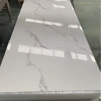 Plaque de marbre PVC effet bois brillant, imperméable, résistante aux UV, écologique, pour la maison et l'hôtellerie, livraison directe usine, facile à poser