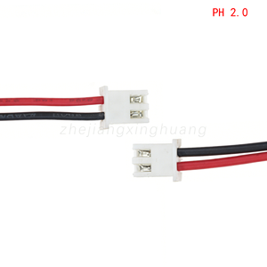 สายไฟปลายต่อแบบสองด้าน/ปลายเดียว PH 2.0 มม., สายเชื่อมต่อขั้วต่อ 2P/3P/5P/9P สีแดง/ดำ, ขนาด 24/20/22/26 AWG - Product Image 1