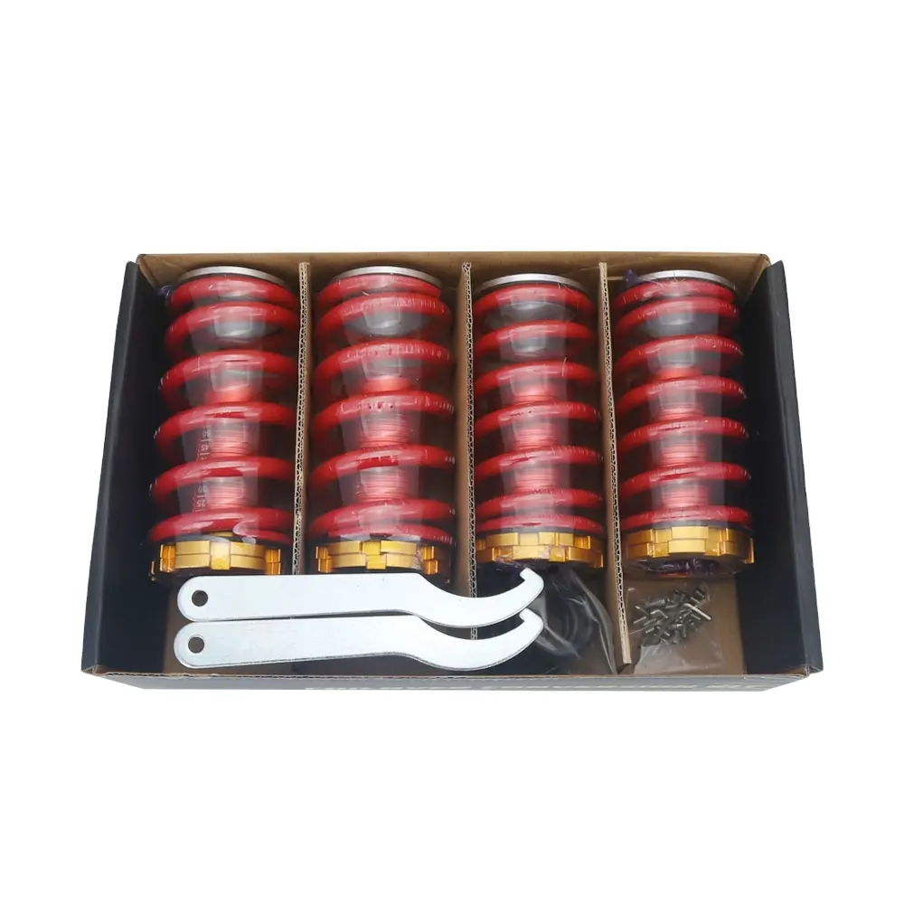 Suspensi Suku Cadang Mobil Drifting Adjustable Coilover untuk 01-03 Si