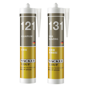 Duits Wacker 121 <span class=keywords><strong>Aquarium</strong></span> Glas Kleefstof-<span class=keywords><strong>Aquarium</strong></span> Gespecialiseerd 131 Zure Sneldrogende Sterk Transparante Waterdichte Kit - Product Image 1