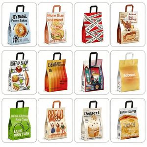 Custom Wholesale Take Away Kraft Paper <b>Bag</b> Sample Factory Direct Price <b>White</b> Kraft Paper <b>Bag</b> for <b>Small</b> Business - Product Image 4