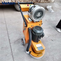 Meuleuse à béton électrique portable industrielle pour le lissage des sols d'entrepôt, équipement de précision pour surfaces