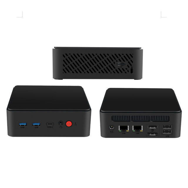 Customized OEM Wholesale Hot Mini PC Plastic Case N150 2*2.5G DDR5 Fanless Pfsense OPNsense VPN Mikrotik Server Soft Router