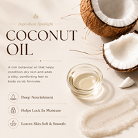 Scrub Gula Herbal Organik untuk Tubuh & Kulit Kepala, Pemutih, Pengelupas, Pencerah, Aroma Vanilla