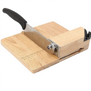 Radiused Square <b>Wood</b> Cutting Board Eco-Friendly Durable Laser Logo Biltong Slicer Beef Biltong Slabs 6cm Thick <b>Slices</b> - Product Image 3