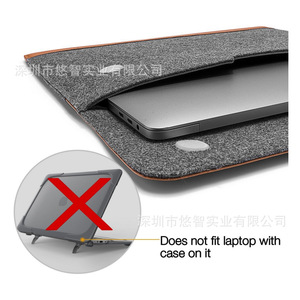 Custom felt laptop <b>bags</b>, <b>tablet</b> protective sleeves, stylish felt <b>bags</b>, briefcases - Product Image 2