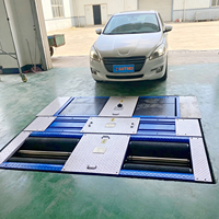 LUTRO - Ligne de test automobile 3-en-1, testeur de freinage et de glissement latéral pour garage de réparation automobile