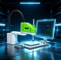 Mini robot SCARA 4 axes, robot industriel 5 kg 450 mm pour le chargement, le déchargement et la palettisation