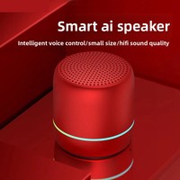 Nouvel haut-parleur Bluetooth sans fil transfrontalier, mini appareil audio intelligent à commande vocale IA, caisson de basses portable pour usage extérieur