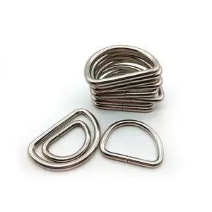 Anillos en D de Metal de Color personalizado, hierro 304, acero inoxidable, 2 pulgadas, hebilla de bucle de anillo en forma de D para mochila