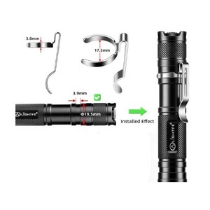 Tùy chỉnh thiết kế thép không gỉ 301 bền chủ bút <span class=keywords><strong>Clip</strong></span> Đèn pin <span class=keywords><strong>clip</strong></span> cho tấm chế tạo kim loại - Product Image 4