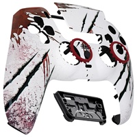 EXtremeRate Luna coque avant en plastique personnalisée redessinée pour boîtier de contrôleur PS5 coque de protection de la peau