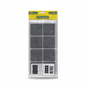 Coussinets de protection de sol en feutre autocollants GRIS 50x50mm - Product Image 2