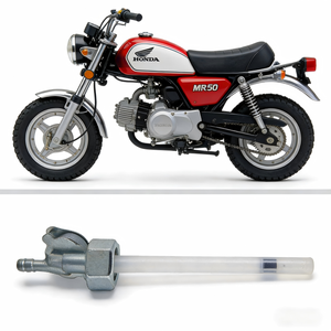 Robinet de réservoir de carburant à gaz avec interrupteur marche/arrêt, compatible avec <span class=keywords><strong>Honda</strong></span> MR50 <span class=keywords><strong>P50</strong></span> PC50 QA50 Z50 ATV Moto 1967-1978 OEM 16950-045-005 16950-044-00 - Product Image 2